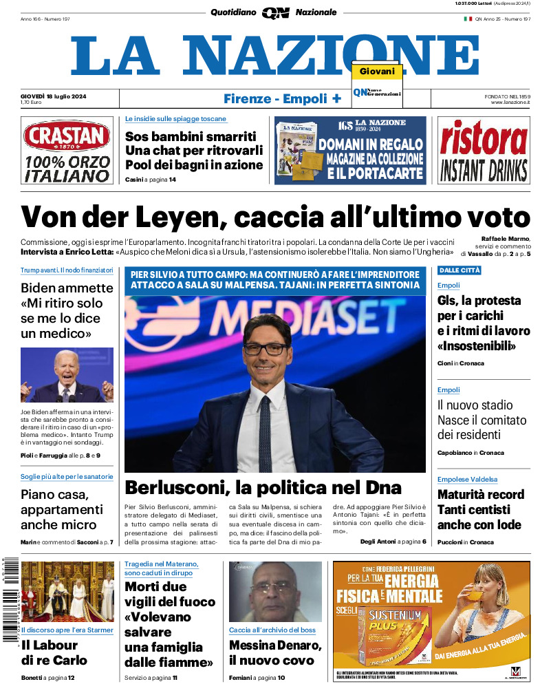 Prima-pagina-la nazione-edizione-di-oggi-20240718